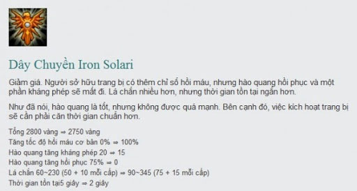 Iron Solari necklace