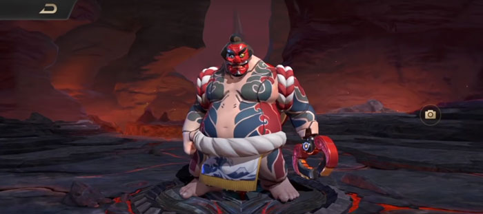 Grakk's A - Sumo skin, an assistant general with fun gameplay