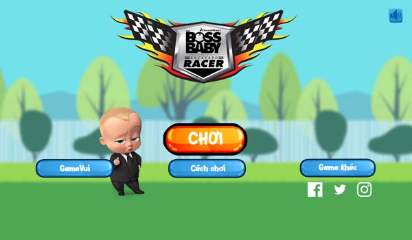 Game Baby Boss Đua Xe - Game Vui