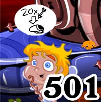 Game Chú Khỉ Buồn 501 - Mũi Tên Của Thần Cupid - Game Vui