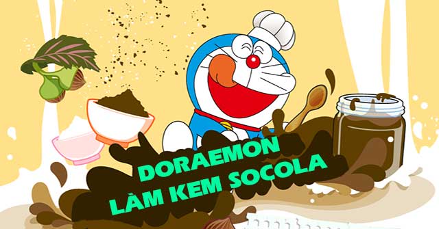 Game Doraemon Làm Kem Socola - Game Vui