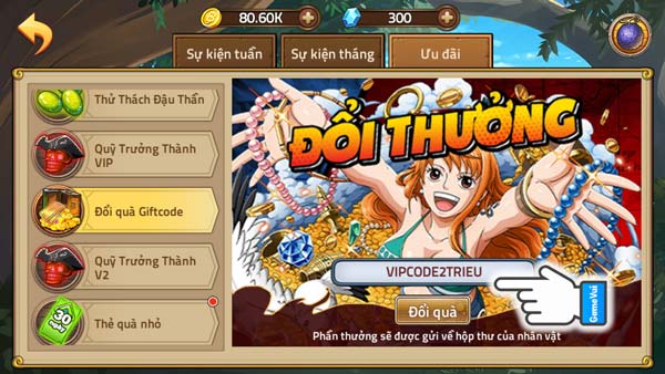 Tổng Hợp Code Hải Tặc Đại Chiến Mới Nhất 10/07/2023 - Gamevui.Vn