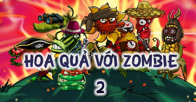 Game Hoa Quả Với Zombie 2 - Game Vui