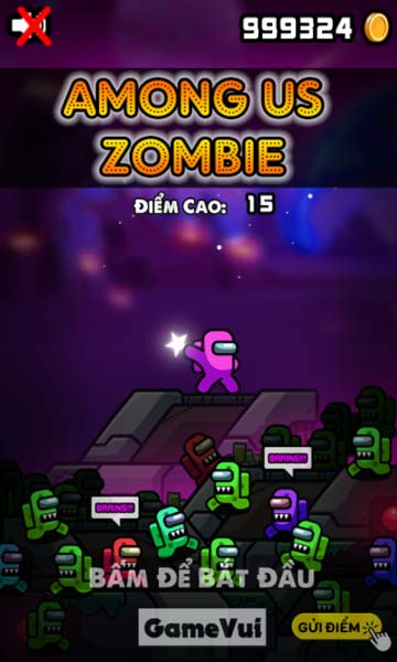 Game Among Us Zombie 2 - Game Vui
