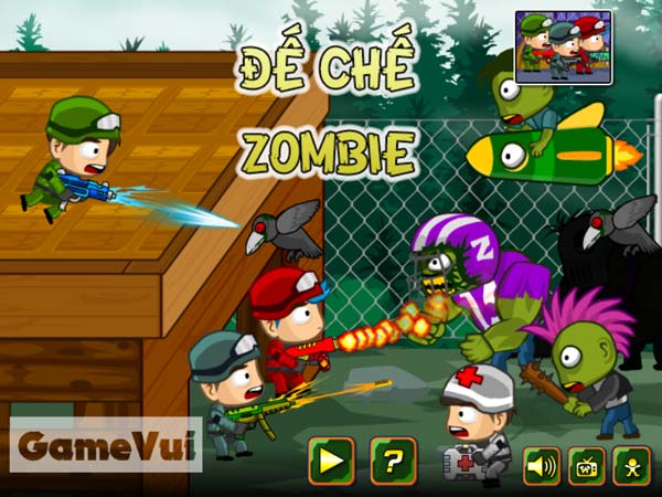 Game Đối Mặt Zombie 3 - Game Vui