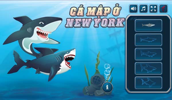 Game Cá Mập Ở New York - Game Vui