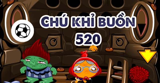 Game Chú Khỉ Buồn 520 - Linh Hồn Lửa - Game Vui