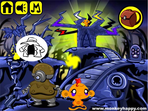 Game Chú Khỉ Buồn 500 - Golem Bằng Vàng - Game Vui