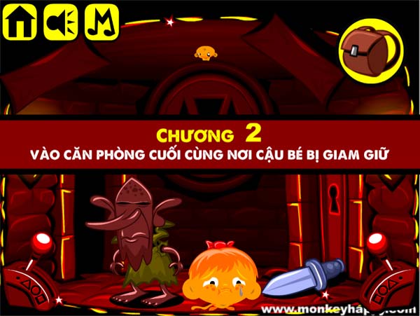 Game Chú Khỉ Buồn 560 - Cậu Bé Mất Tích - Chương 2 - Game Vui