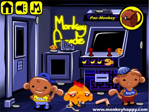 Game Chú Khỉ Buồn 561 - Trò Chơi Pac Monkey - Game Vui