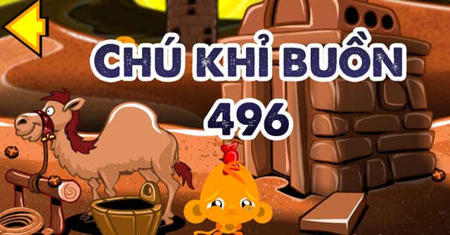 Game Chú Khỉ Buồn 496 - 3 Chú Lạc Đà - Game Vui