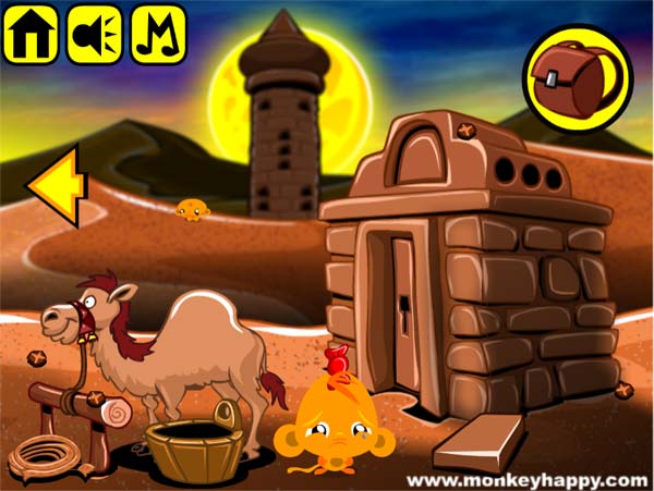 Game Chú Khỉ Buồn 496 - 3 Chú Lạc Đà - Game Vui