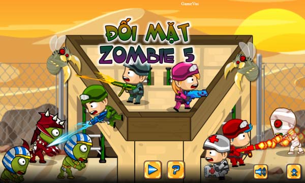 Game Đối Mặt Zombie 5 - Game Vui