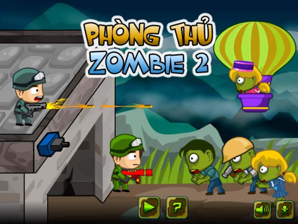 Game Phòng Thủ Zombie 2 - Game Vui