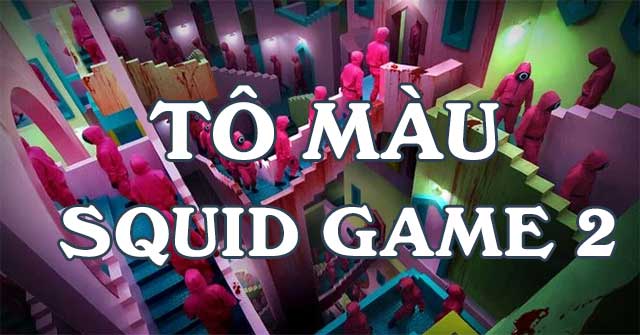 Game Tô màu Squid Game  Trò chơi con mực game online  Game Vui