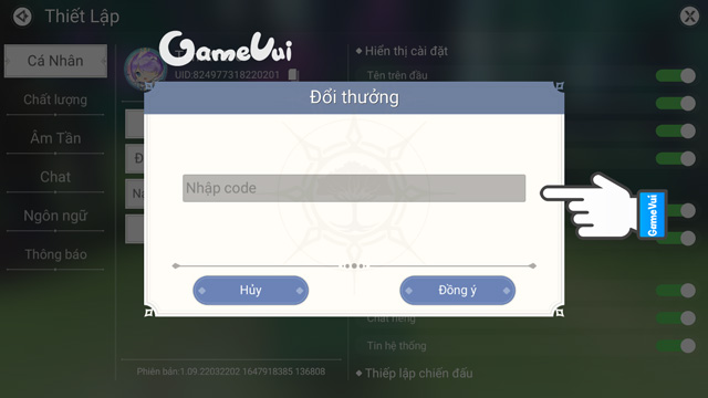 Hướng nhập code và các code The Legend of Neverland mới nhất