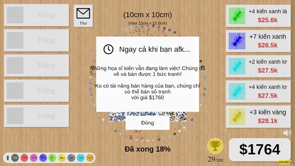 Game Họa Sĩ Kiến - Game Vui