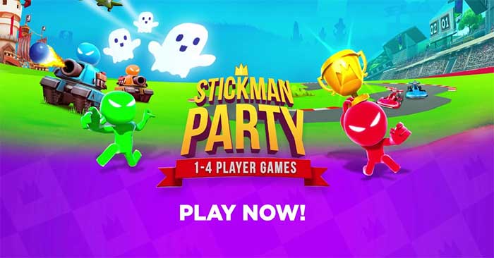 Giới Thiệu Tựa Game Giải Trí 2,3,4 Người Chơi - Stickman Party