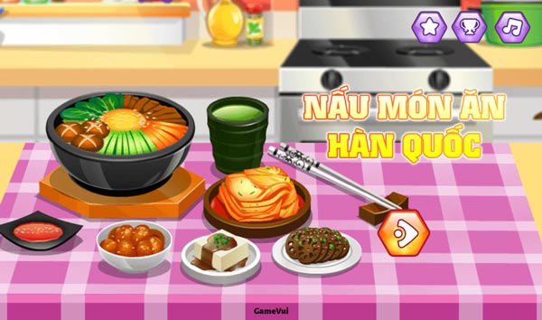 Game Nấu Món Ăn Hàn Quốc - Game Vui