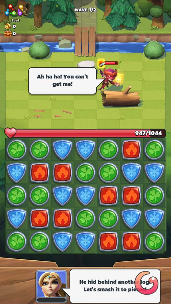 Giới thiệu game nhập vai chiến đấu đỉnh cao Puzzle Breakers GameVui.vn