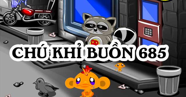 Game Chú Khỉ Buồn 685 - Gấu Trúc Phiền Phức - Game Vui