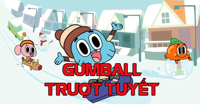 Game Gumball Trượt Tuyết - Game Vui
