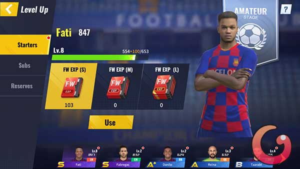 Hướng dẫn chơi game quản lý bóng đá Football Master 2 vip Nang-cap