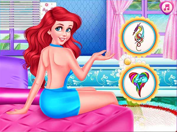 Game Công chúa Anna xăm hình  Anna Tattoo Studio 2  Game Vui
