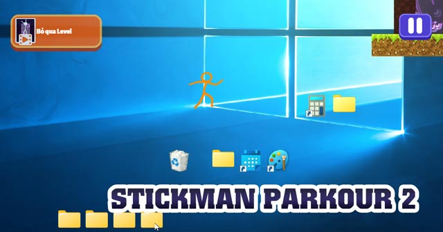 Game Stickman Parkour 2 - Game Vui