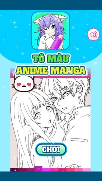 Game Tô Màu Anime Manga - Game Vui