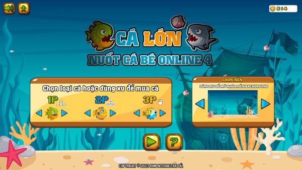 Game Cá Lớn Nuốt Cá Bé Online 4 - Game Vui