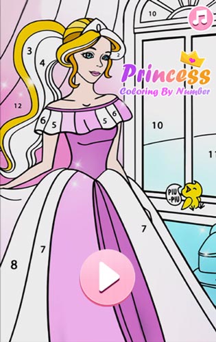 Ứng dụng Princess Coloring Book  Sách tô màu công chúa cho bé  Link tải  free cách sử dụng