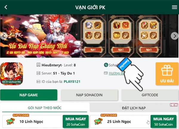 Tổng hợp code Vạn Giới PK mới nhất tháng 3/2024 Cchon-giftcode