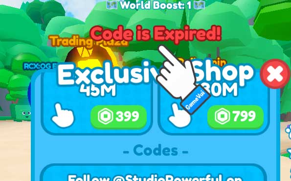 Tổng hợp code Roblox Rebirth Champions X mới nhất tháng 3/2024 Code-is-expired