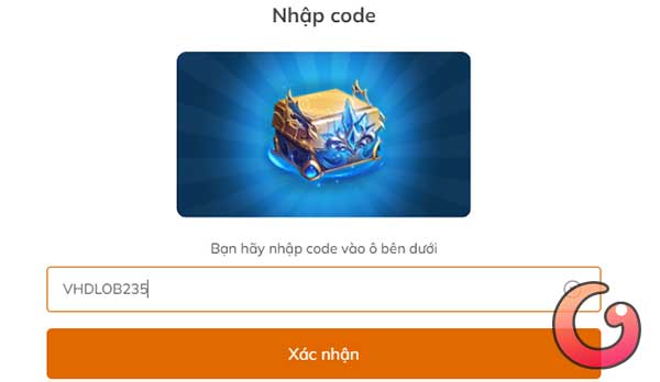 Nhập code